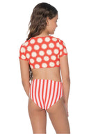 Maaji Shimmering Horizon Sunzy Girls Bikini Set back