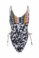 Maaji Abstrac Geo Lyla One Piece reversible back