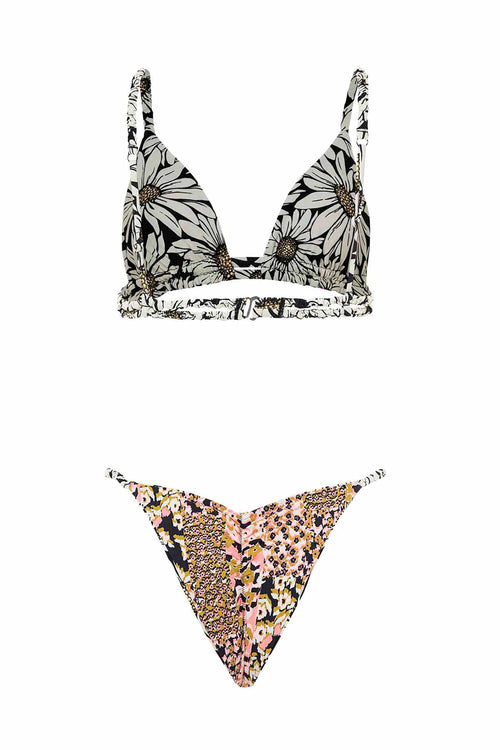 Maaji Daisy Floral Lydia Hazel Bikini Set reversible