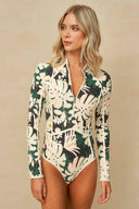 Maaji Tropical Leaves Cardi One Piece