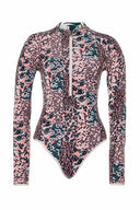 Maaji Tropical Leaves Cardi One Piece reversible