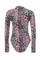 Maaji Tropical Leaves Cardi One Piece reversible back