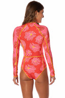 Maaji Water Blossom Cardi One Piece back