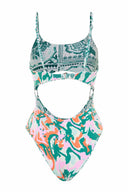 Maaji Morrocan Tiles Skylar One Piece back reversible