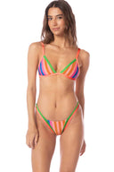 Maaji Striped Mule Rewind Trinity Bikini Set