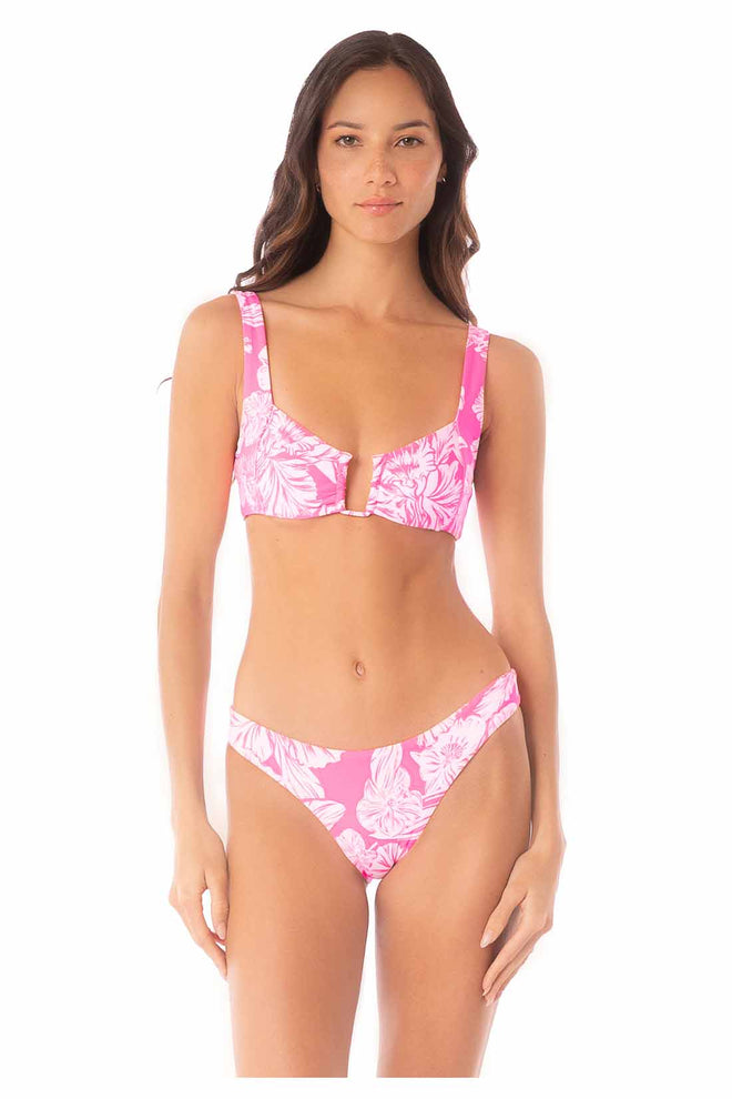 Maaji Pink Blossom Dixie Flirt Bikini Set