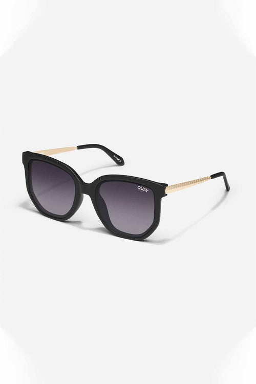 QUAY Black Coffee Run Polarized Sunglasses side