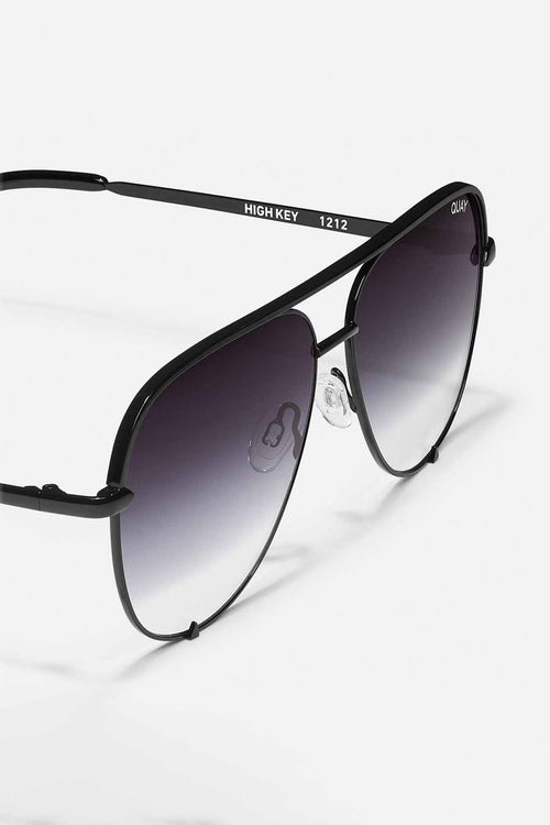 QUAY Black Fade High Key Sunglasses detail