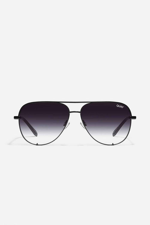 QUAY Black Fade High Key Sunglasses