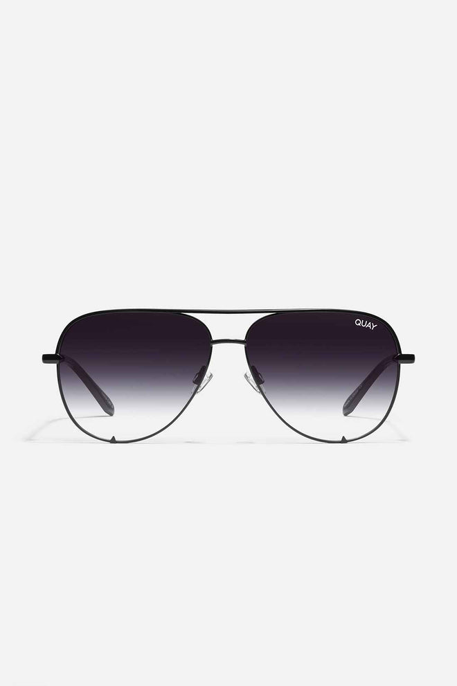 QUAY Black Fade High Key Sunglasses