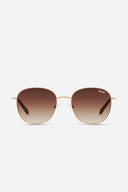 QUAY Rose Gold Jezabell Sunglasses