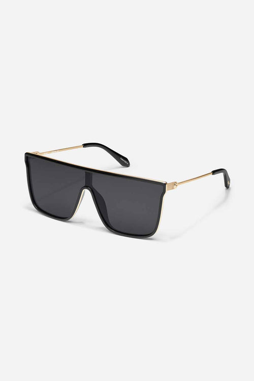 QUAY Black Nightfall Remixed Polarized Sunglasses side