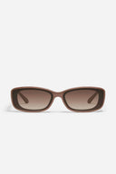 QUAY Brown Vibe Check Sunglasses