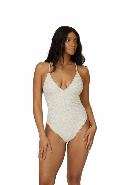 PQ Margot Ivory One Piece front