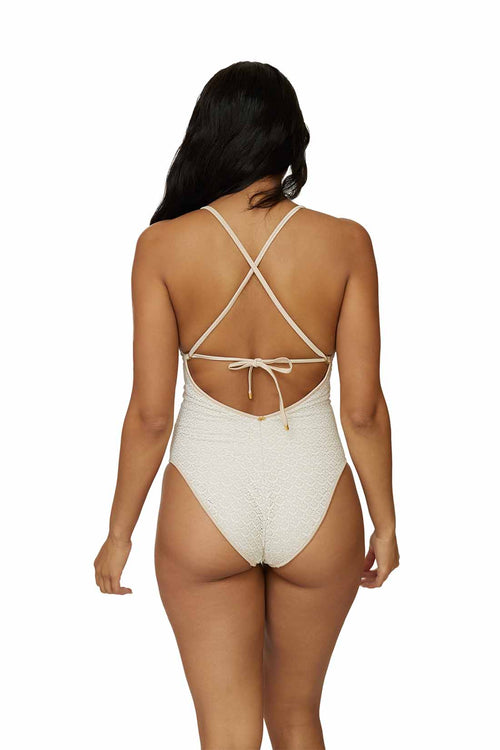 PQ Margot Ivory One Piece back