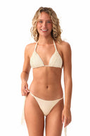PQ Cream Mila Teeny Bikini Set front