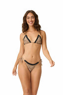 PQ Leopard Kyle Crochet Teeny Bikini Set