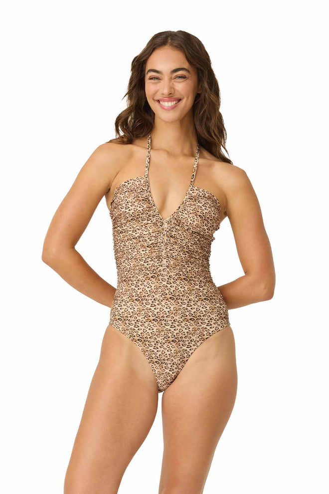 PQ Leopard Josie One Piece front