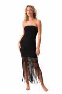 PQ Midnight Vanessa Fringe Dress front