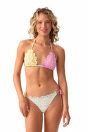 PQ Sweet Pea Lace Tri Bikini Set front
