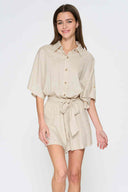 Oatmeal Kimono Romper