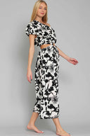 Karla One Shoulder Printed Jumpsuit side