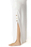 Garotas Liora Marfil Linen Pants side
