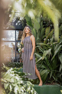 Garotas Inyra Crochet Zigzag Maxi Dress