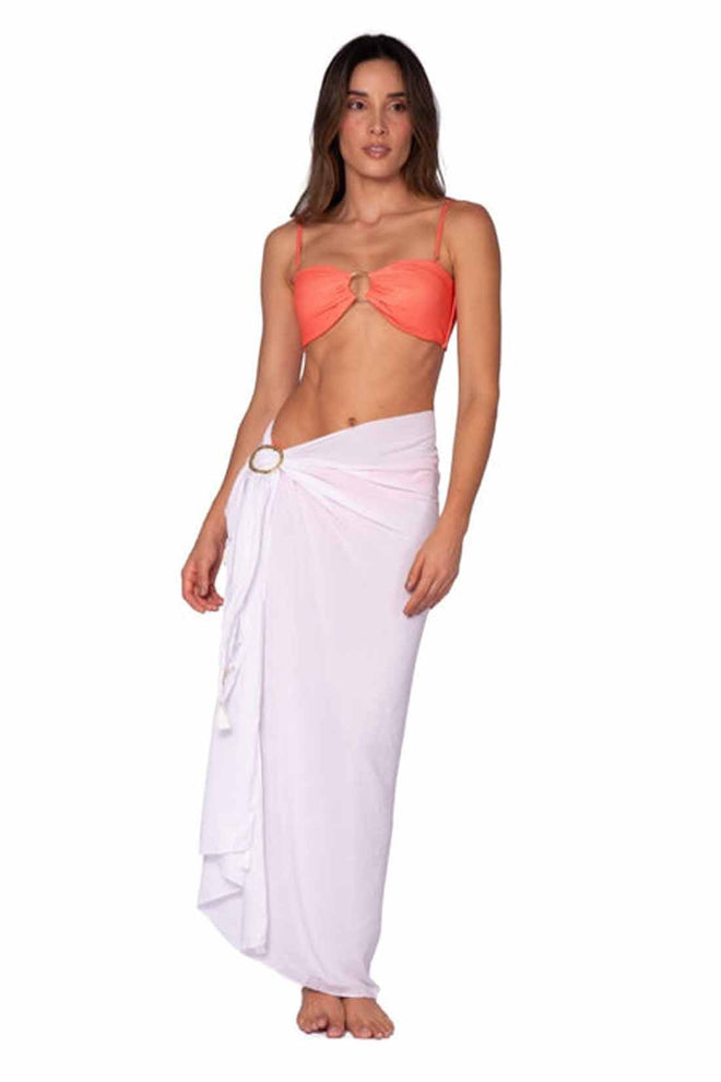 Fiory Waba White Pareo