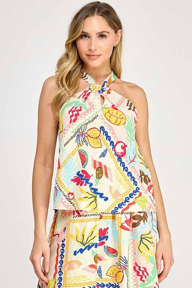 Summer Vacation Skirt Set detail