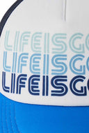Life is Good Retro Stack Trucker Hat detail