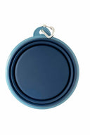 Life is Good Rocket Bone Silicone Travel Dog Bowl back