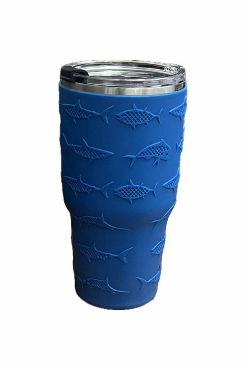 Blue Fish 30oz Tumbler back