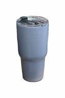 Grey Fishing 30oz Tumbler back