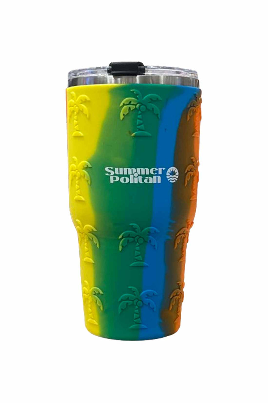 Bright Palm Trees 30oz Tumbler