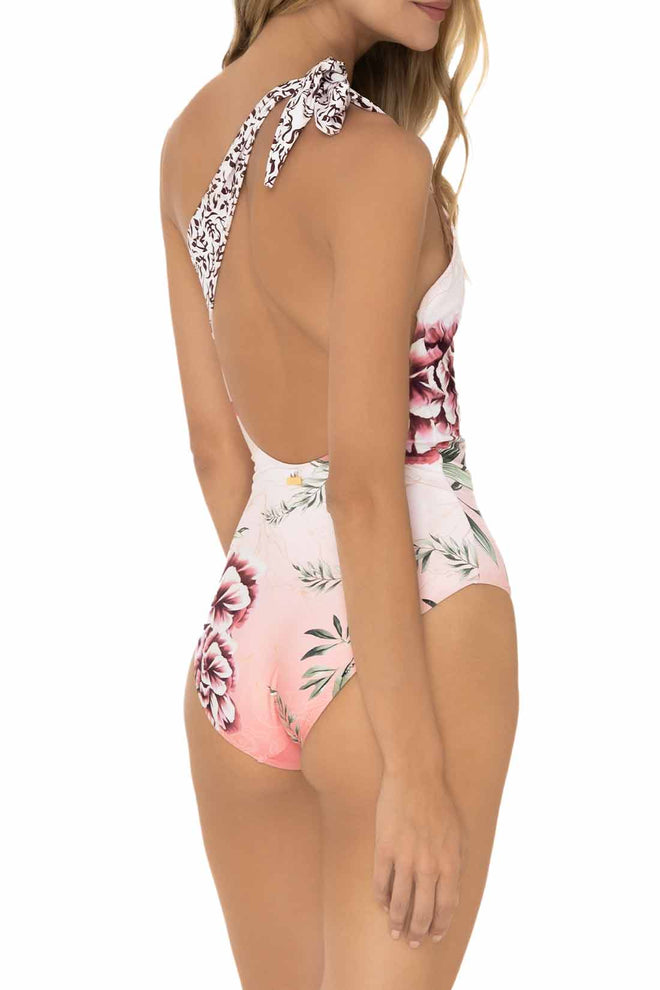 Milonga Savage One Shoulder One Piece back
