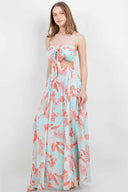 Mint Maxi Skirt Set side