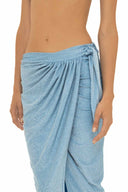 Milonga Sparkly Blue Skirt detail