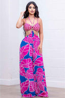 Caroline Pink Cutout Jumpsuit