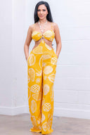 Yellow Shell Jumpsuit