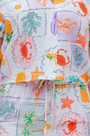 Beach Vibes Print Pants Set