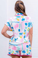 Beach Vibes Shorts Set back
