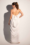 Garotas White Coverup Dress back