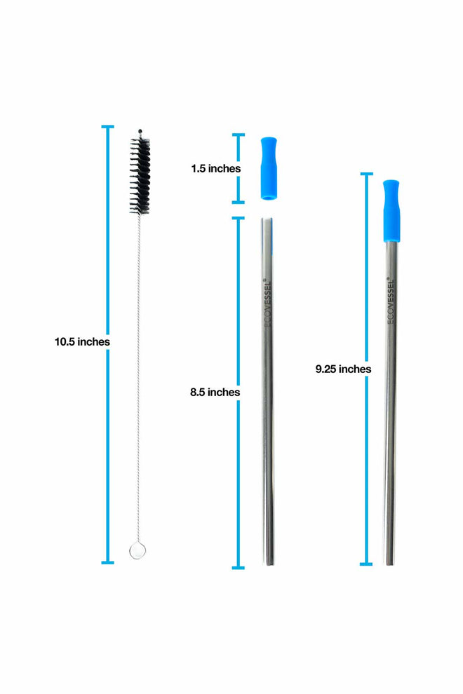Stainless Steel Straw set details