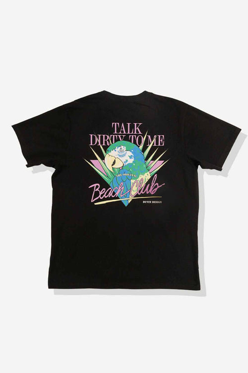 Duvin Black Talk Dirty T Shirt back