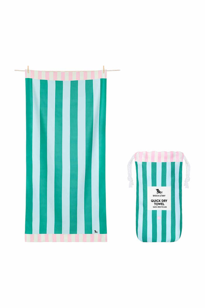 Dock and Bay Pastel Pier XL Towel open