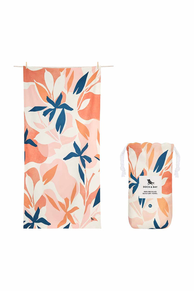 Dock and Bay Terracotta Tropics XL Towel