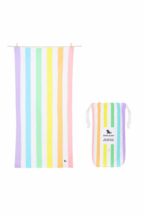 Dock and Bay Summer Unicorn Waves XL Towel