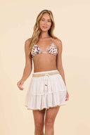 White Gold Texture Skirt front