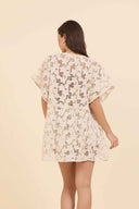 Neutral Star Crochet Coverup back